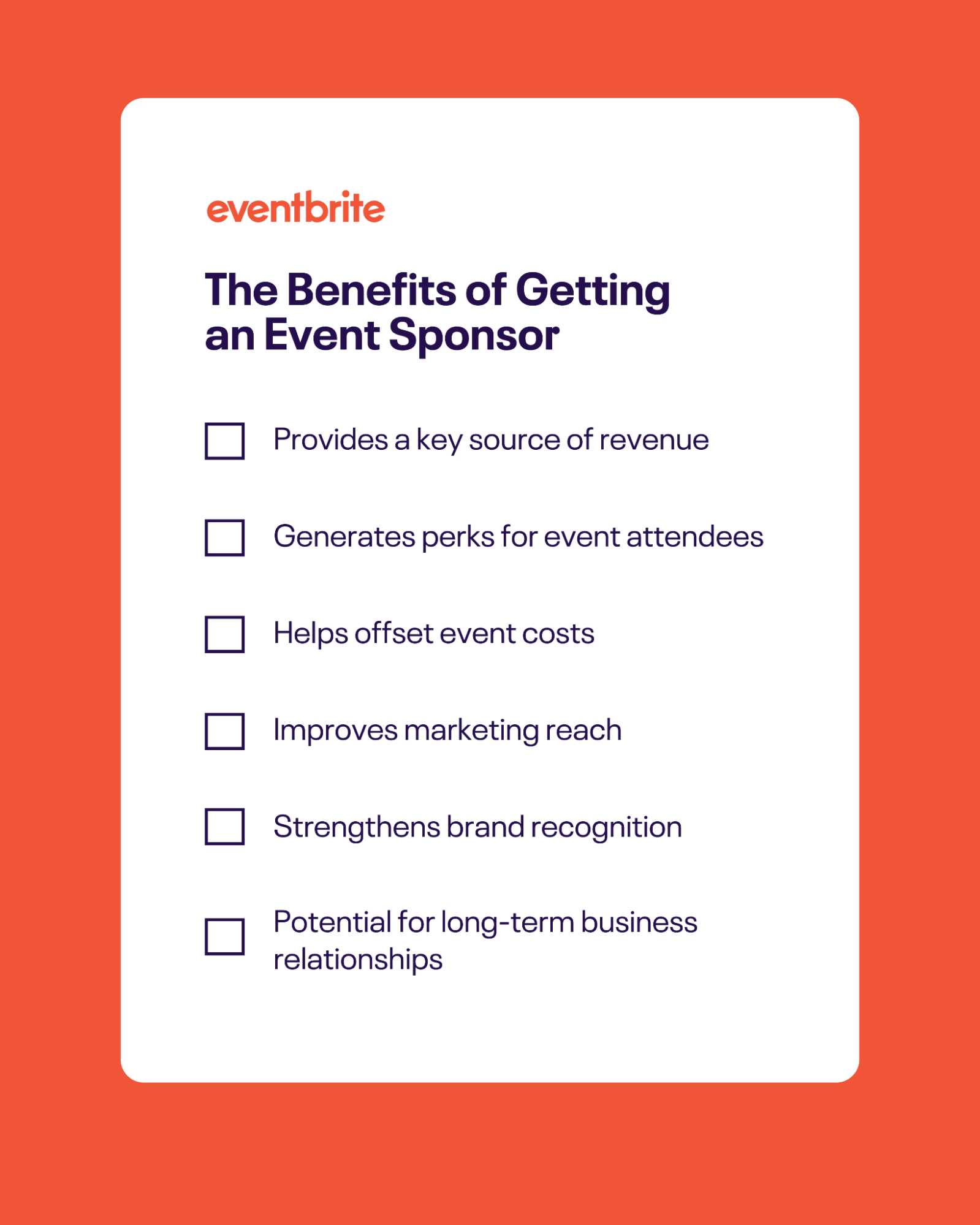 Benefits of getting a sponsor for your event