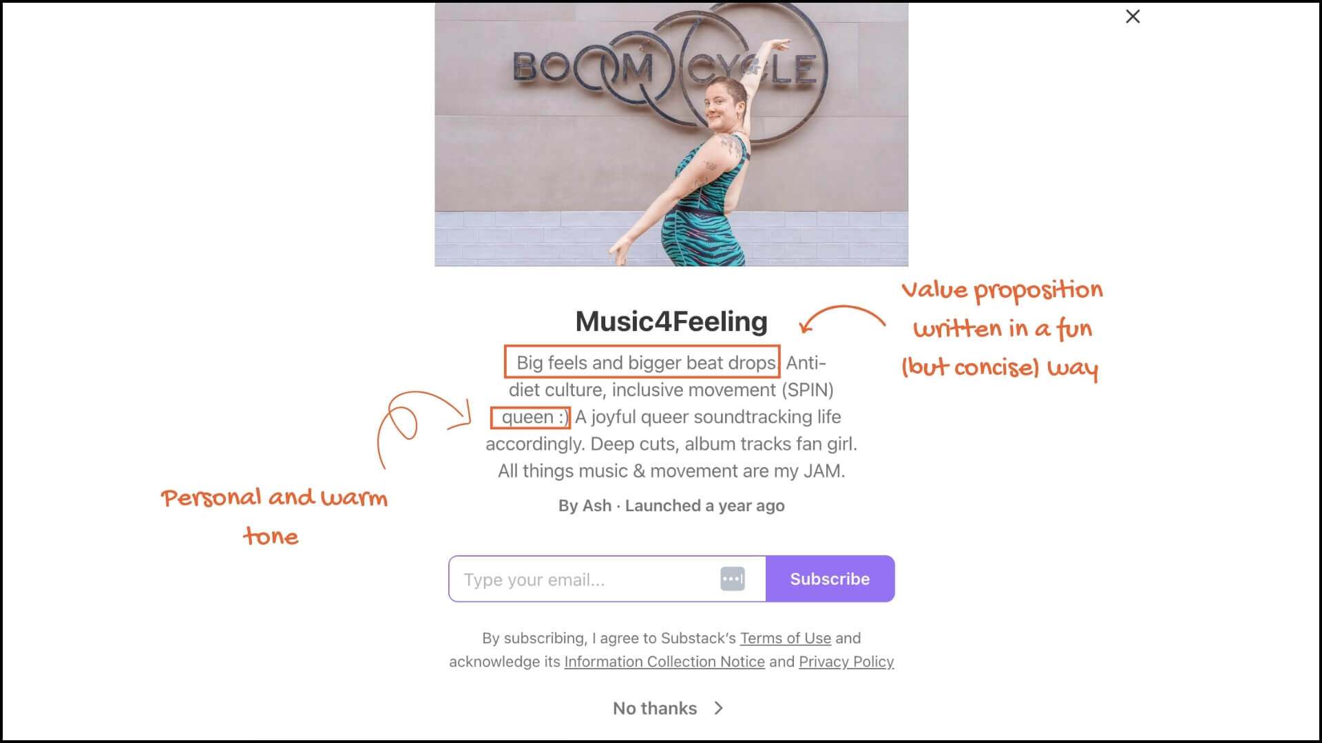 substack invitation annotated